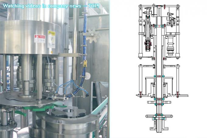 PLC制御/ロータリー充填による省エネルギーの純正ボトルウォーター生産機械